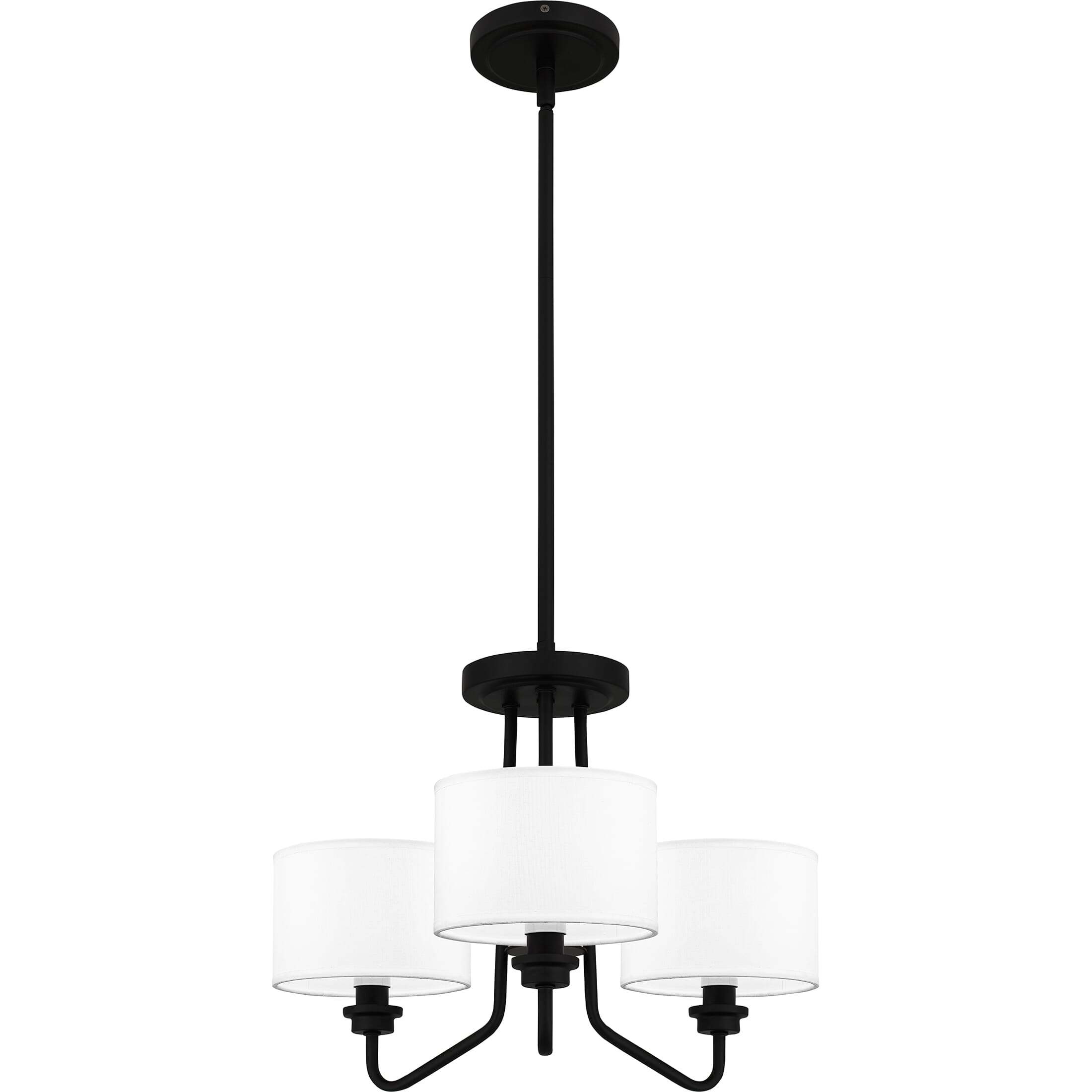 Quoizel Pendant 3-Light Pendant in Matte Black