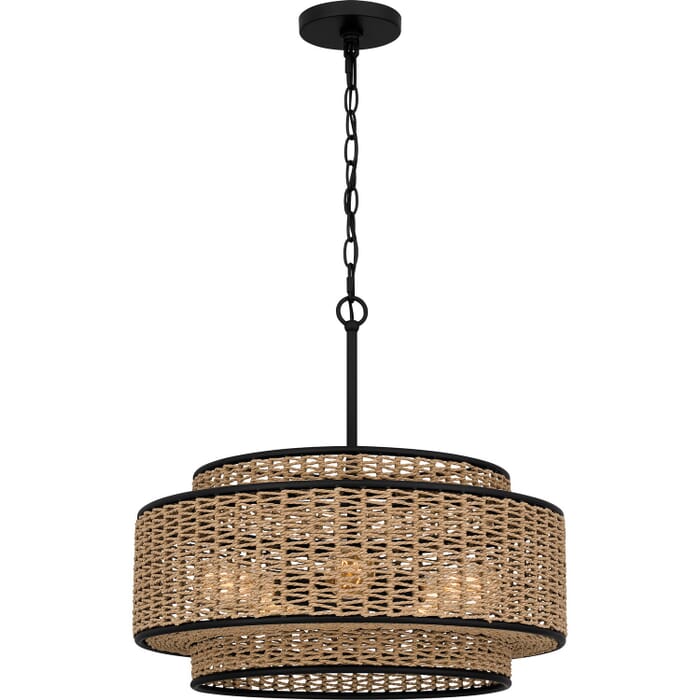 Quoizel 5-Light Pendant in Matte Black Quoizel 5-Light Pendant in Matte Black