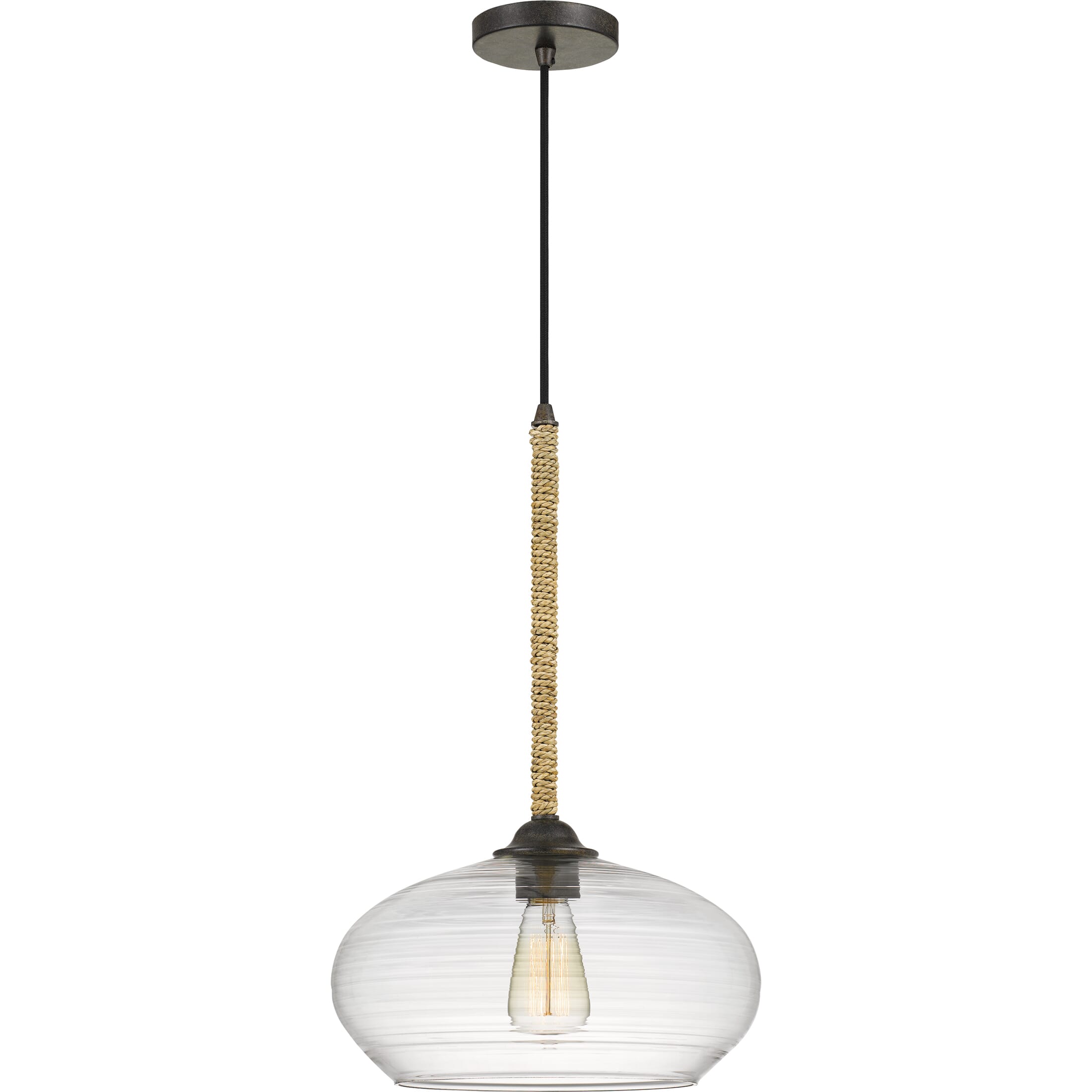 Quoizel Merino 13" Pendant Light in Tarnished Bronze