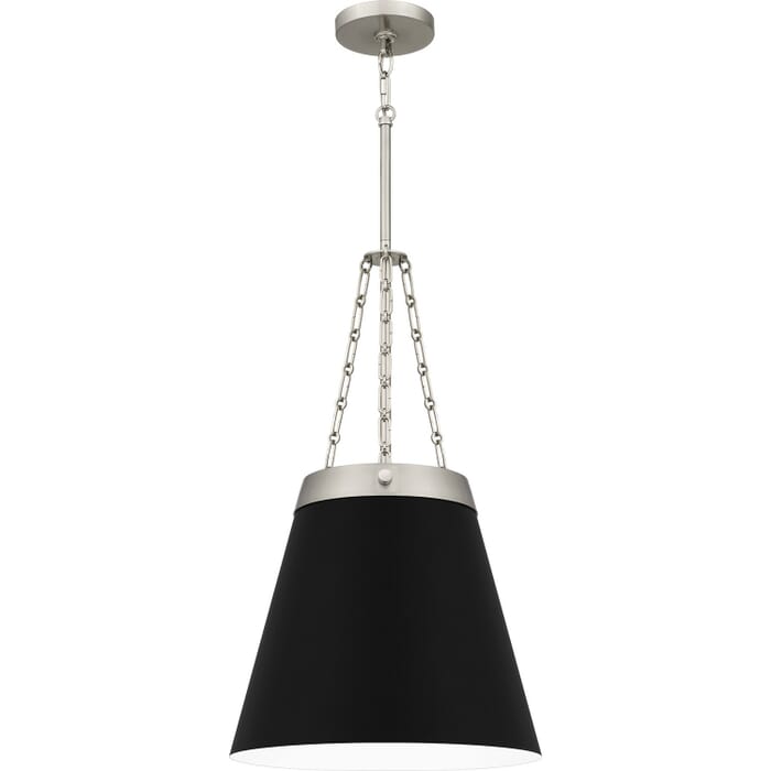 Quoizel Piccolo 1-Light Pendant in Brushed Nickel Quoizel Piccolo 1-Light Pendant in Brushed Nickel