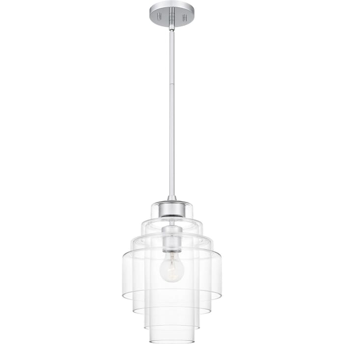 Quoizel Piccolo 1-Light Pendant in Polished Chrome Quoizel Piccolo 1-Light Pendant in Polished Chrome