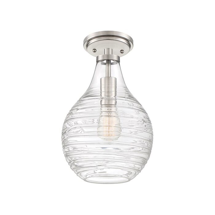 Quoizel Genie Ceiling Light in Brushed Nickel Quoizel Genie Ceiling Light in Brushed Nickel