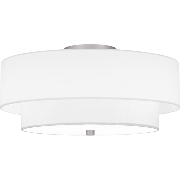 Quoizel Semi-Flush Mount 2-Light in Brushed Nickel Quoizel Semi-Flush Mount 2-Light in Brushed Nickel