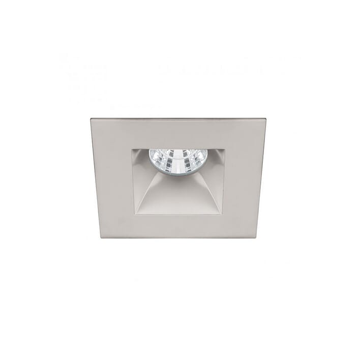 WAC Lighting 120V Oculux 1-Light 2" LED Square Open Reflector Trim with Light Engine and New Construction or Remodel Housing in Brushed Nickel WAC Lighting 120V Oculux 1-Light 2" LED Square Open Reflector Trim with Light Engine and New Construction or Remodel Housing in Brushed Nickel