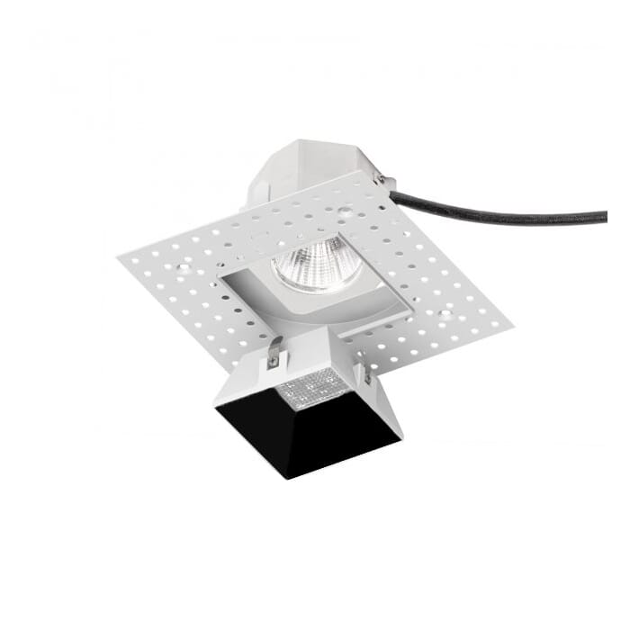 WAC Lighting Aether 1-Light Square Invisible Trim with LED Light Engine in Black WAC Lighting Aether 1-Light Square Invisible Trim with LED Light Engine in Black