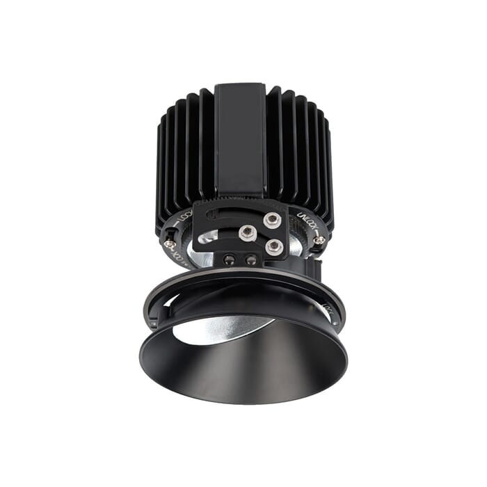 WAC Lighting Volta 1-Light Round Adjustable Invisible Trim with LED Light Engine in Black WAC Lighting Volta 1-Light Round Adjustable Invisible Trim with LED Light Engine in Black