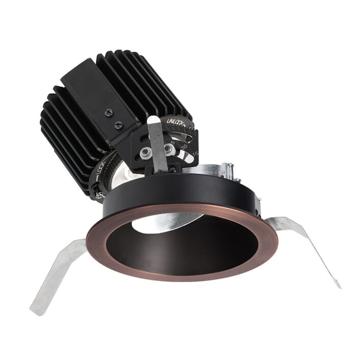 WAC Lighting Volta 1-Light Round Adjustable Trim with LED Light Engine in Copper Bronze WAC Lighting Volta 1-Light Round Adjustable Trim with LED Light Engine in Copper Bronze