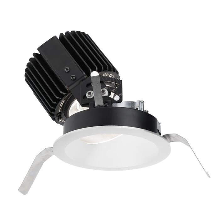 WAC Lighting Volta 1-Light Round Adjustable Trim with LED Light Engine in White WAC Lighting Volta 1-Light Round Adjustable Trim with LED Light Engine in White
