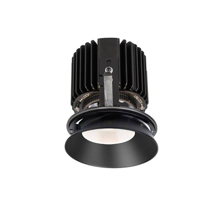 WAC Lighting Volta 1-Light Round Shallow Regressed Invisible Trim with LED Light Engine in Black WAC Lighting Volta 1-Light Round Shallow Regressed Invisible Trim with LED Light Engine in Black