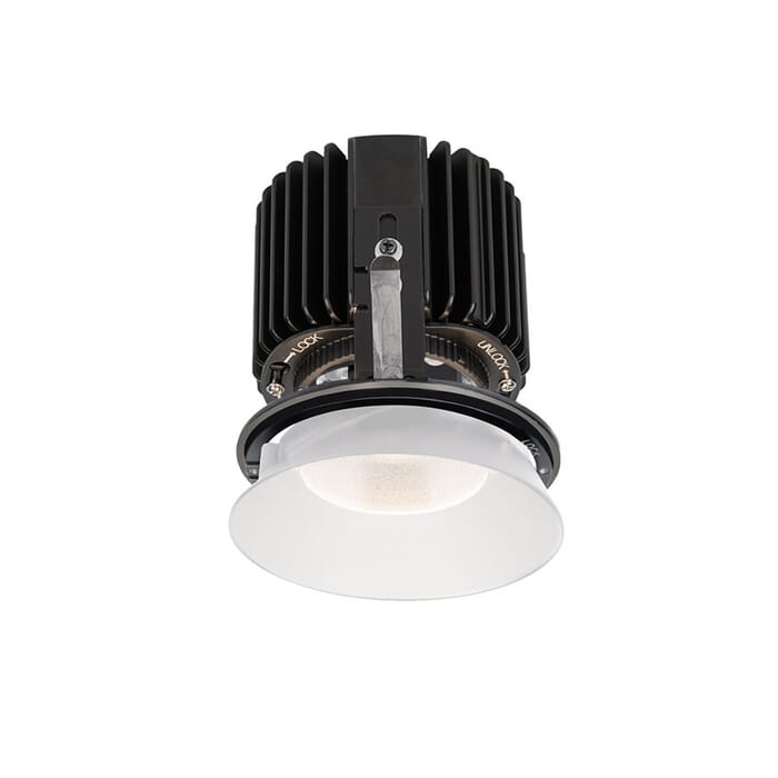 WAC Lighting Volta 1-Light Round Shallow Regressed Invisible Trim with LED Light Engine in White WAC Lighting Volta 1-Light Round Shallow Regressed Invisible Trim with LED Light Engine in White