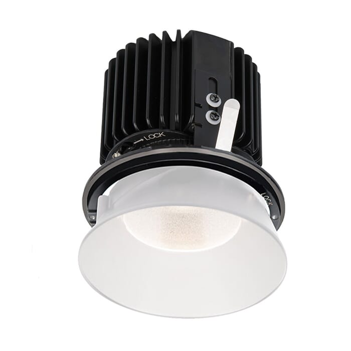 WAC Lighting Volta 1-Light Round Invisible Trim with LED Light Engine in White WAC Lighting Volta 1-Light Round Invisible Trim with LED Light Engine in White