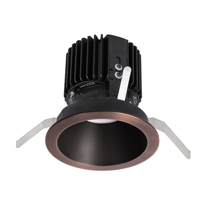 WAC Lighting Volta 1-Light Round Trim with LED Light Engine in Copper Bronze WAC Lighting Volta 1-Light Round Trim with LED Light Engine in Copper Bronze