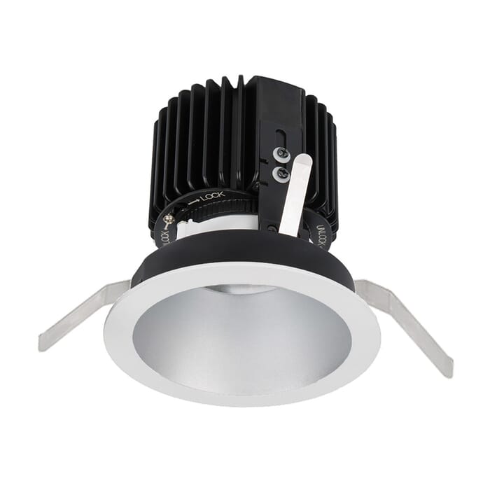 WAC Lighting Volta 1-Light Round Trim with LED Light Engine in Haze White WAC Lighting Volta 1-Light Round Trim with LED Light Engine in Haze White