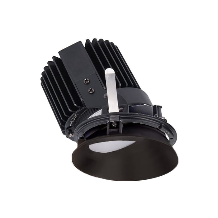 WAC Lighting Volta 1-Light Round Wall Wash Trim with LED Light Engine in Black Haze WAC Lighting Volta 1-Light Round Wall Wash Trim with LED Light Engine in Black Haze
