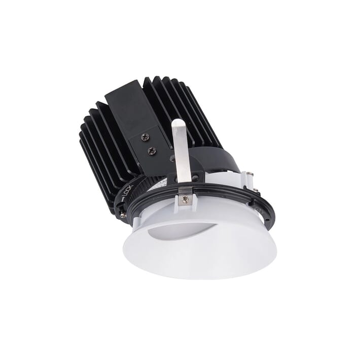 WAC Lighting Volta 1-Light Round Wall Wash Trim with LED Light Engine in Black Haze WAC Lighting Volta 1-Light Round Wall Wash Trim with LED Light Engine in Black Haze