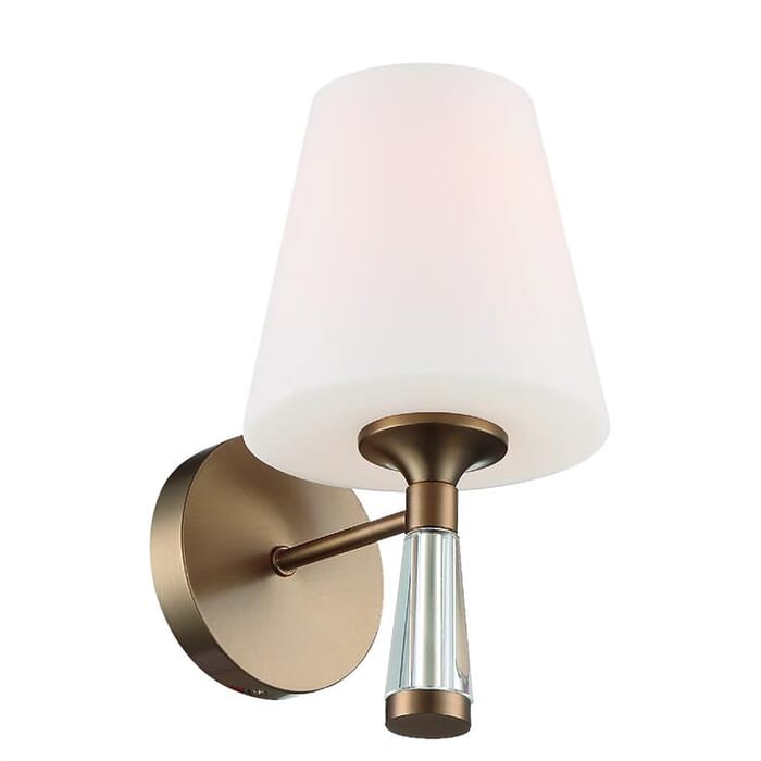 Crystorama Ramsey Wall Sconce in Vibrant Gold Crystorama Ramsey Wall Sconce in Vibrant Gold