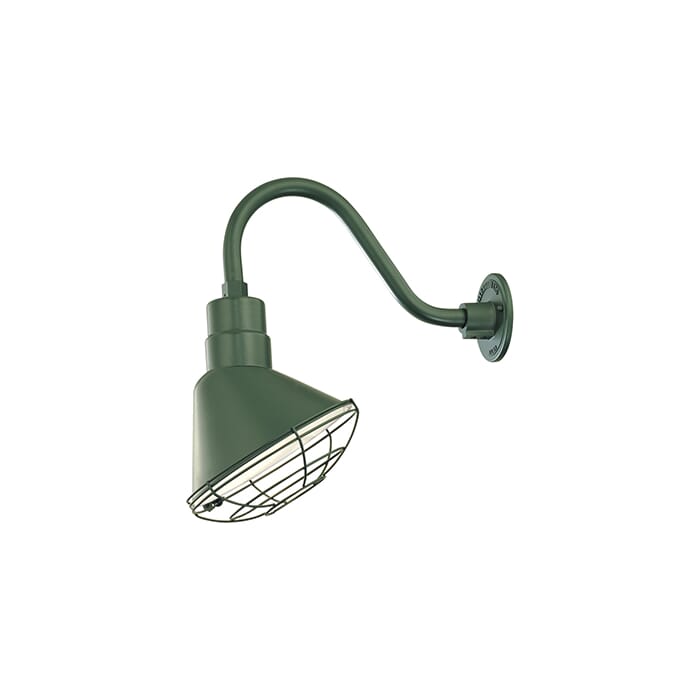 Millennium Lighting R Series 1-Light Angle Shade in Satin Green Millennium Lighting R Series 1-Light Angle Shade in Satin Green
