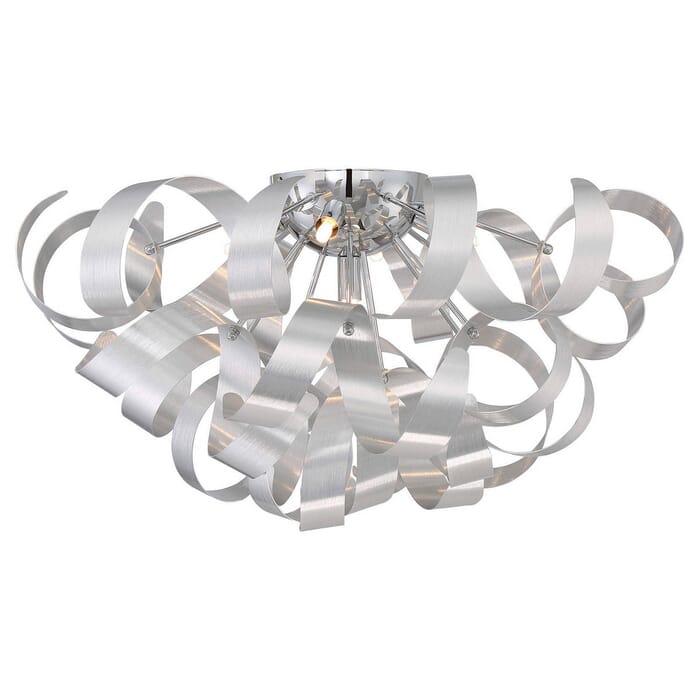 Quoizel Ribbons 5-Light 22" Ceiling Light in Millenia Quoizel Ribbons 5-Light 22" Ceiling Light in Millenia