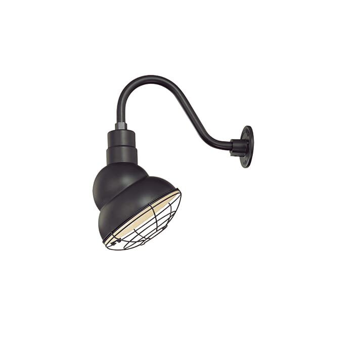 Millennium Lighting R Series 1-Light Emblem Shade in Satin Black Millennium Lighting R Series 1-Light Emblem Shade in Satin Black