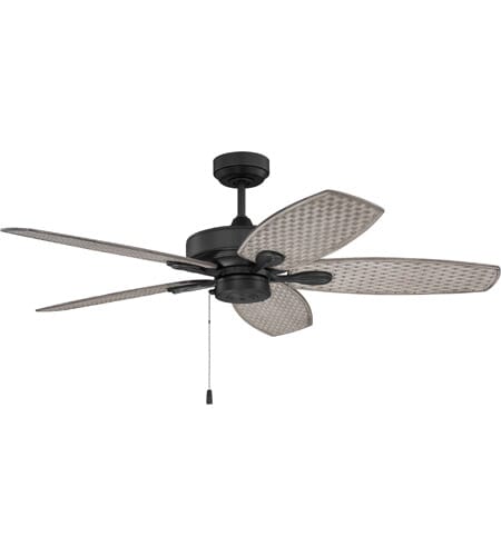 Craftmade Retreat .-Light Indoor Ceiling Fan in Flat Black