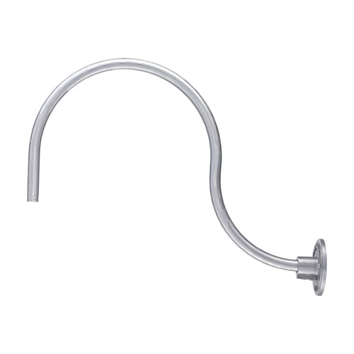 Millennium Lighting R Series 24" Goose Neck in Aluminium