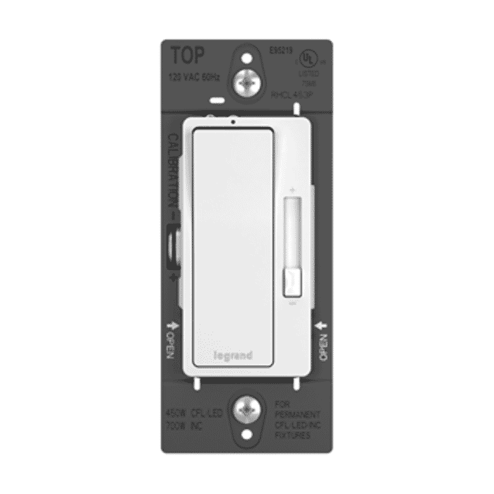 LeGrand Radiant 3-Way Paddle Dimmer, 450W in White LeGrand Radiant 3-Way Paddle Dimmer, 450W in White