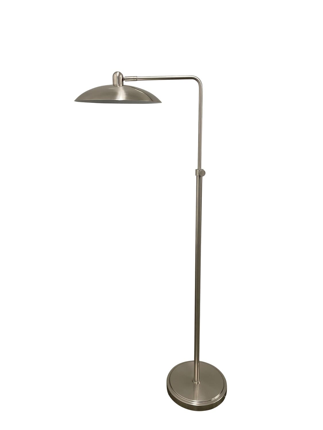 Ridgeline 1-Light LED Floor Lamp in Satin Nickel