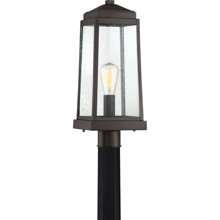 Quoizel Ravenel 8" Outdoor Post Light in Western Bronze Quoizel Ravenel 8" Outdoor Post Light in Western Bronze