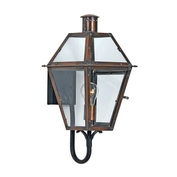 Quoizel Rue De Royal 10" Outdoor Hanging Light in Aged Copper