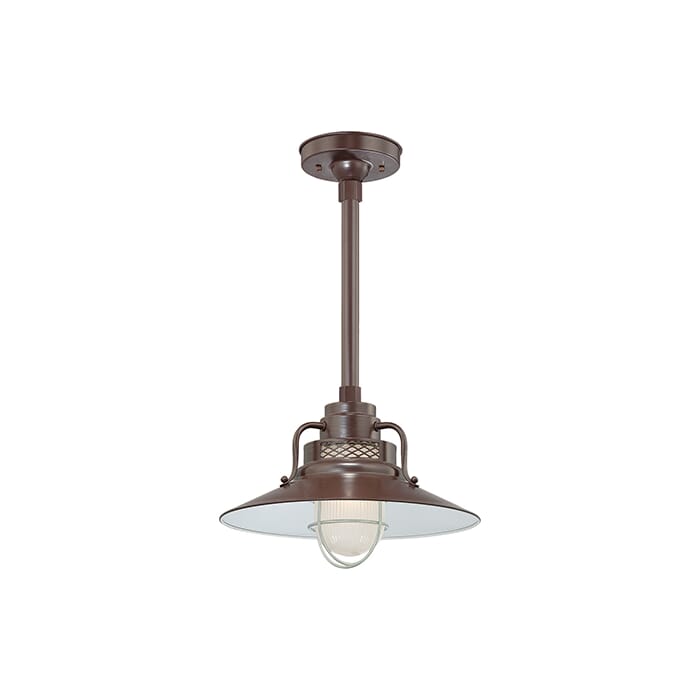 Millennium Lighting R Series Railroad Shade in Architectural Bronze Millennium Lighting R Series Railroad Shade in Architectural Bronze