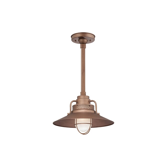 Millennium Lighting R Series 1-Light Railroad Shade in Copper Millennium Lighting R Series 1-Light Railroad Shade in Copper