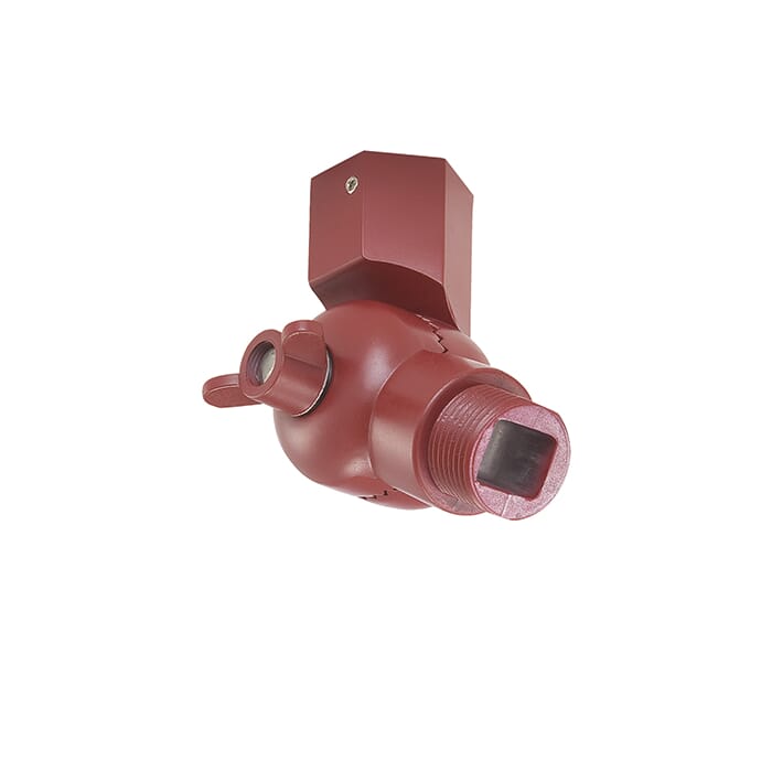 Millennium Lighting R Series Wall-Mount Swivel in Satin Red Millennium Lighting R Series Wall-Mount Swivel in Satin Red