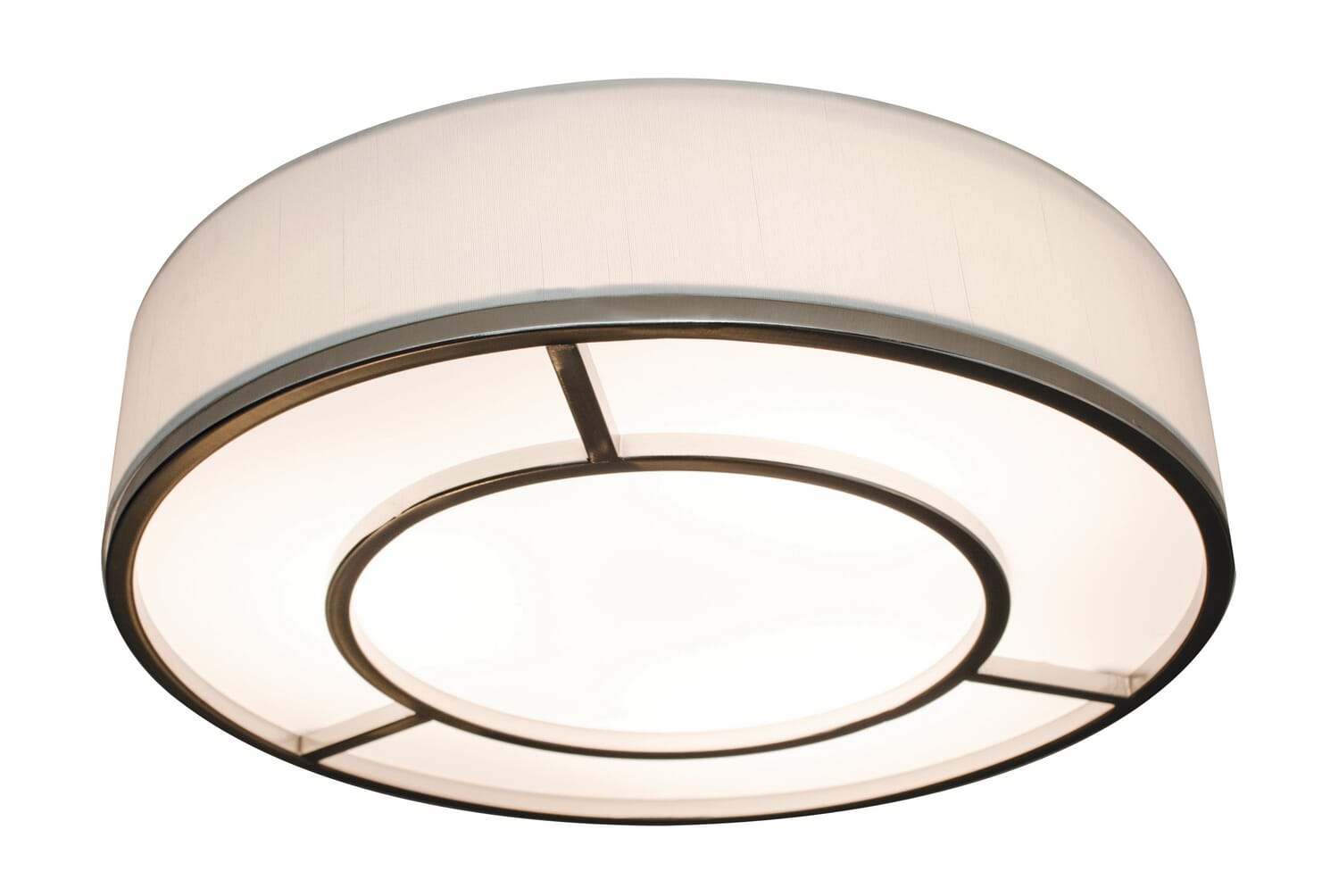Reeves LED Flush Mount in Satin Nickel
