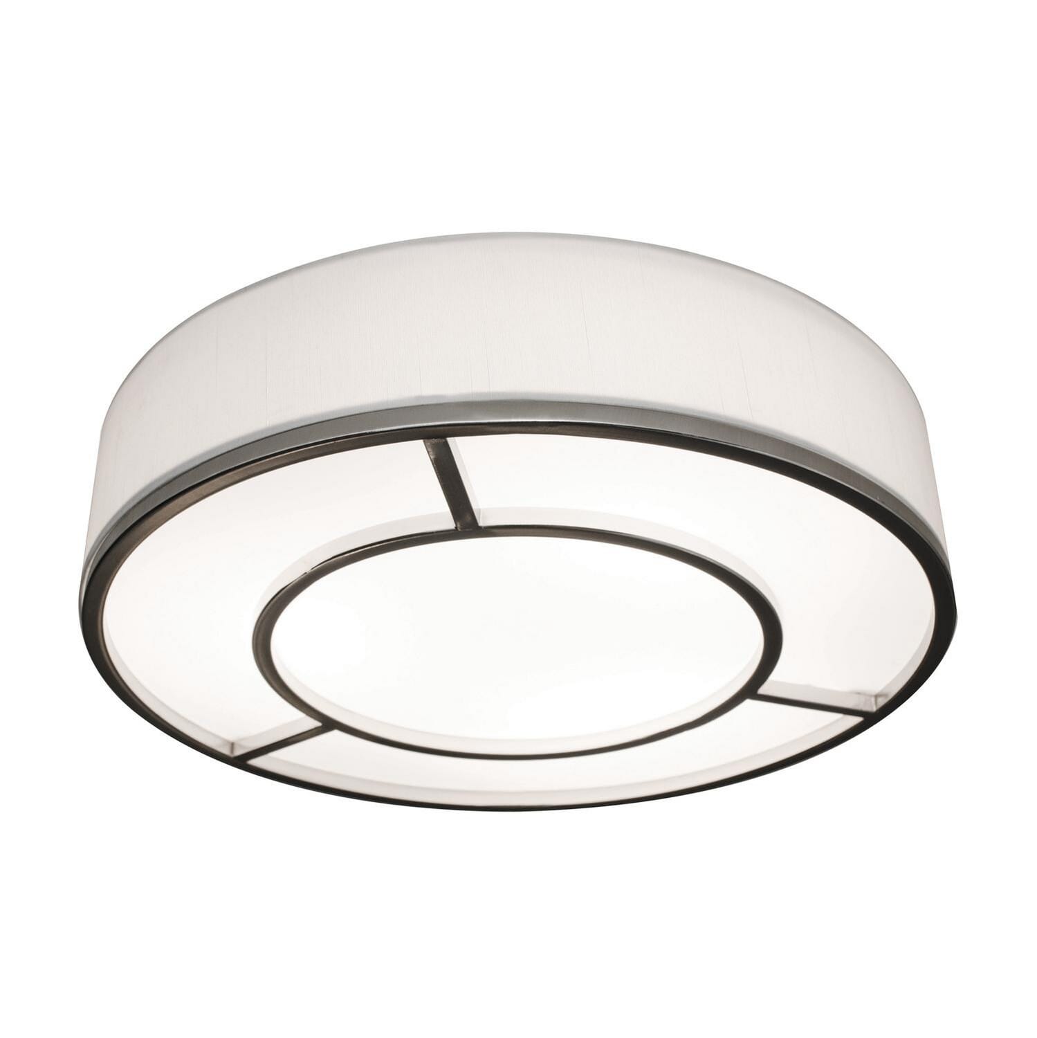 Reeves LED Flush Mount in Satin Nickel