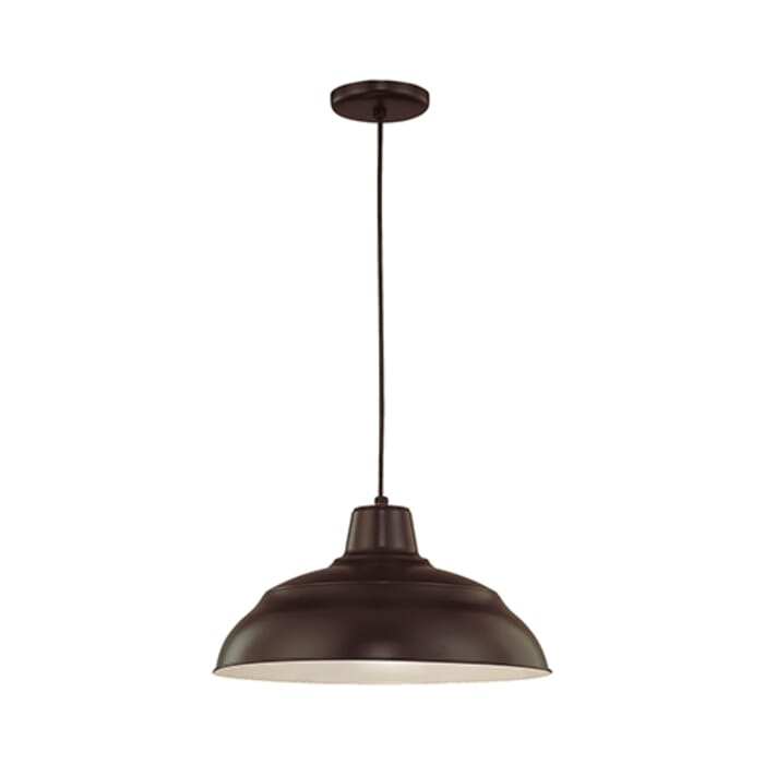 Millennium Lighting R Series 1-Light Pendants in Architect Bronze Millennium Lighting R Series 1-Light Pendants in Architect Bronze