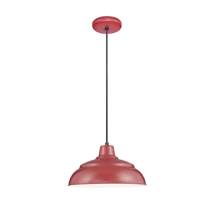 Millennium Lighting R Series 1-Light Pendants in Satin Red Millennium Lighting R Series 1-Light Pendants in Satin Red