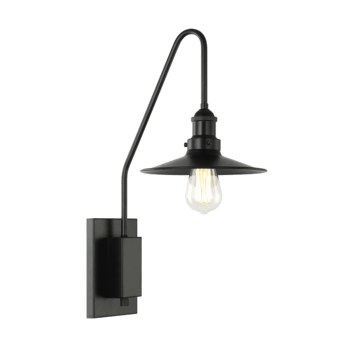 Matteo Bingrahm 1-Light Wall Sconce In Black Matteo Bingrahm 1-Light Wall Sconce In Black