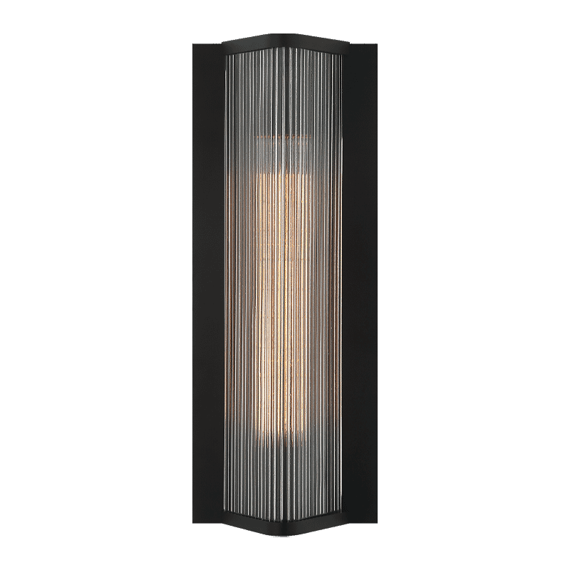 Matteo Palmira 1-Light Wall Sconce In Matte Black