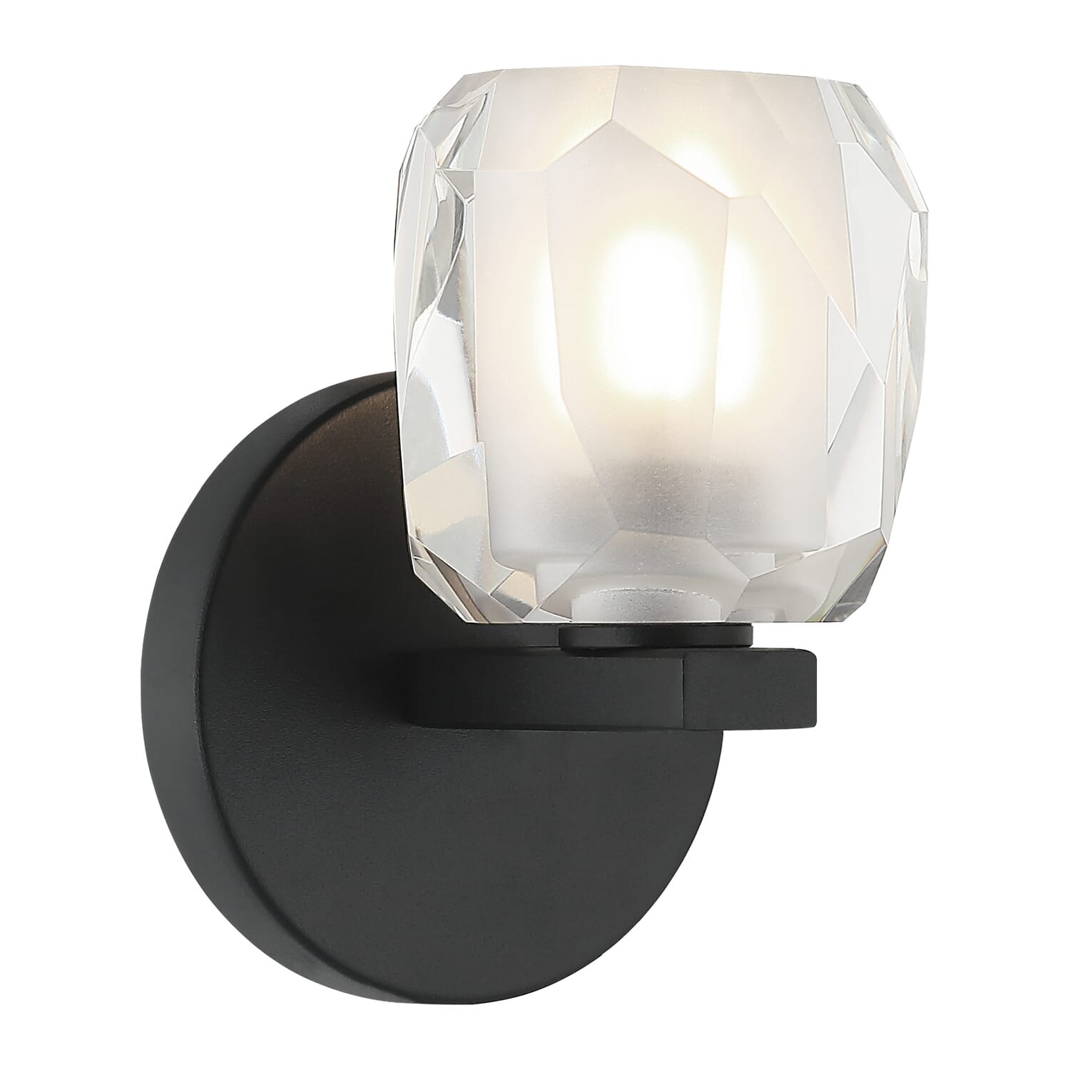 Matteo Carleton 1-Light Wall Sconce In Matte Black