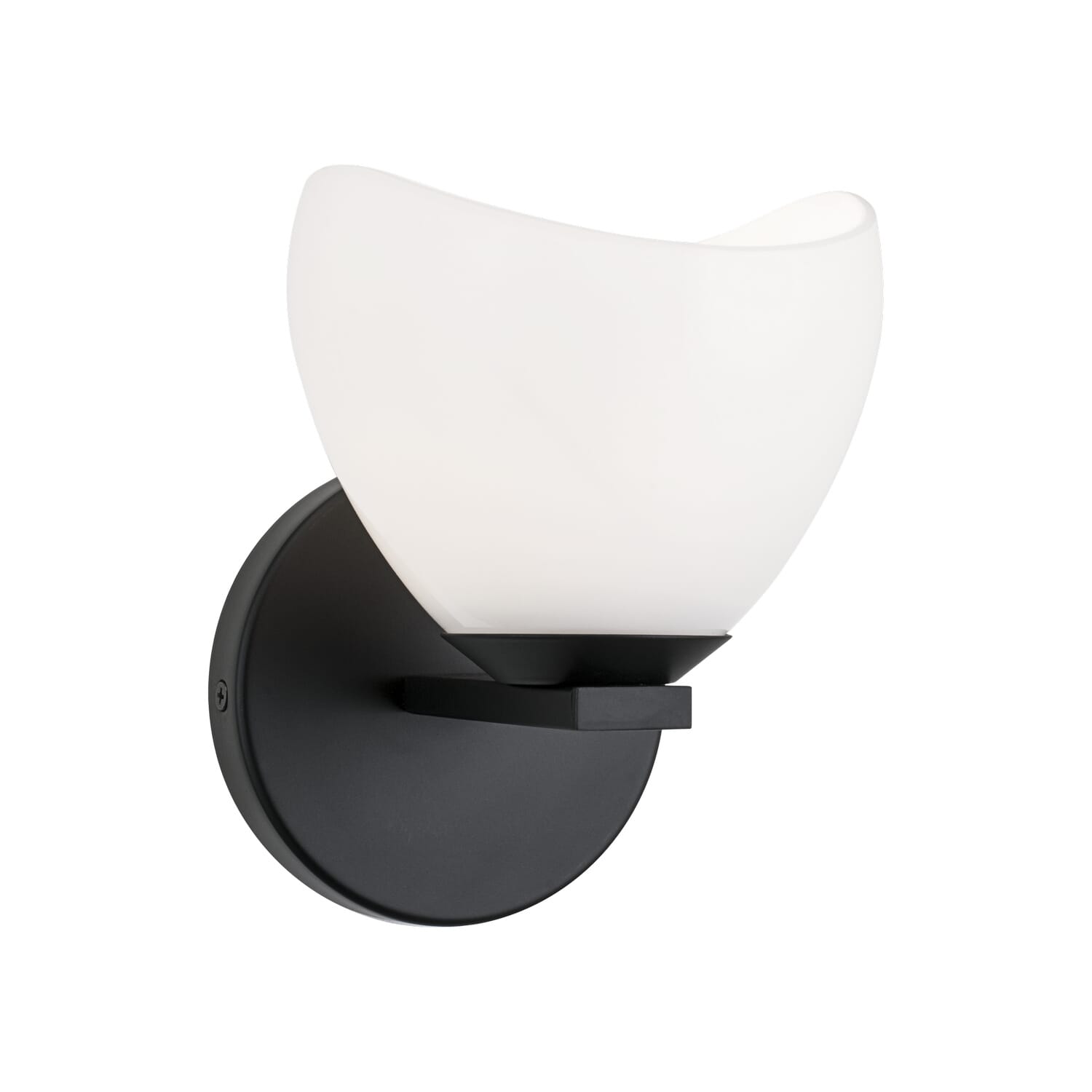 Matteo Uptowne 1-Light Wall Sconce In Black