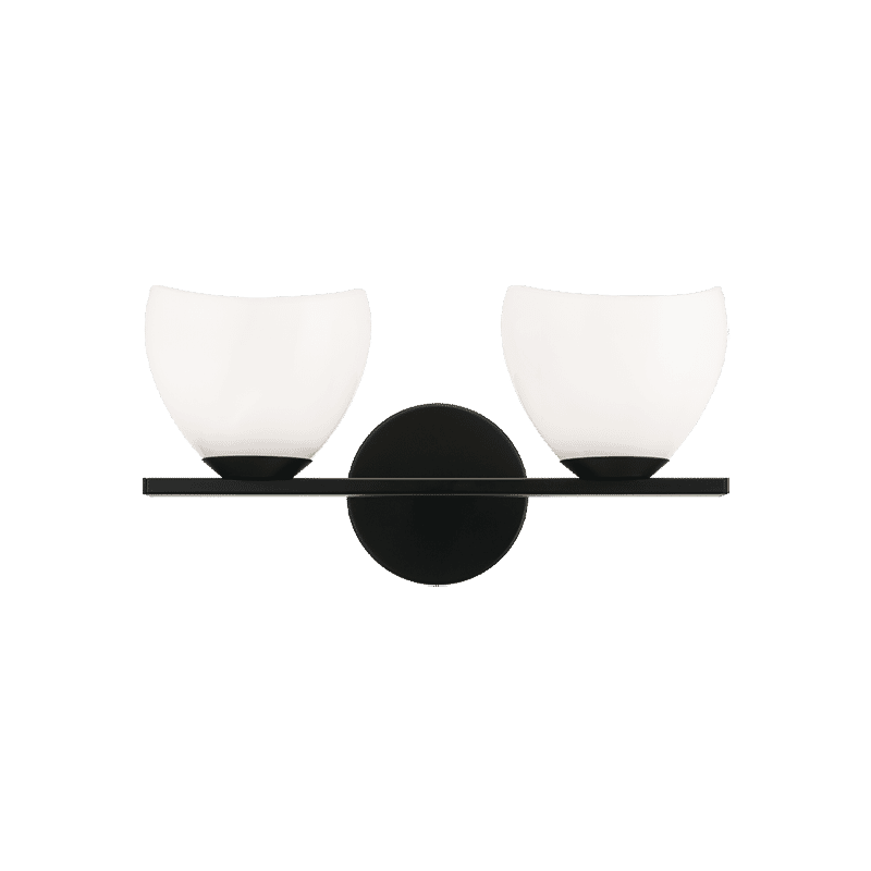 Matteo Uptowne 2-Light Wall Sconce In Black