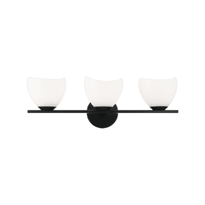 Matteo Uptowne 3-Light Wall Sconce In Black Matteo Uptowne 3-Light Wall Sconce In Black