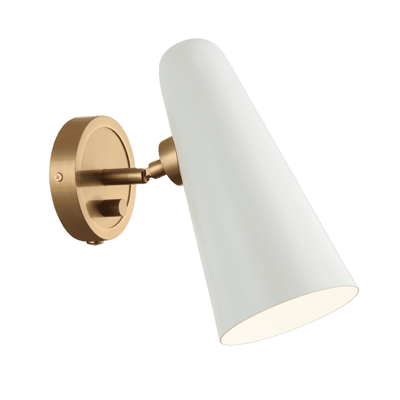 Matteo Blink 1-Light Wall Sconce In White