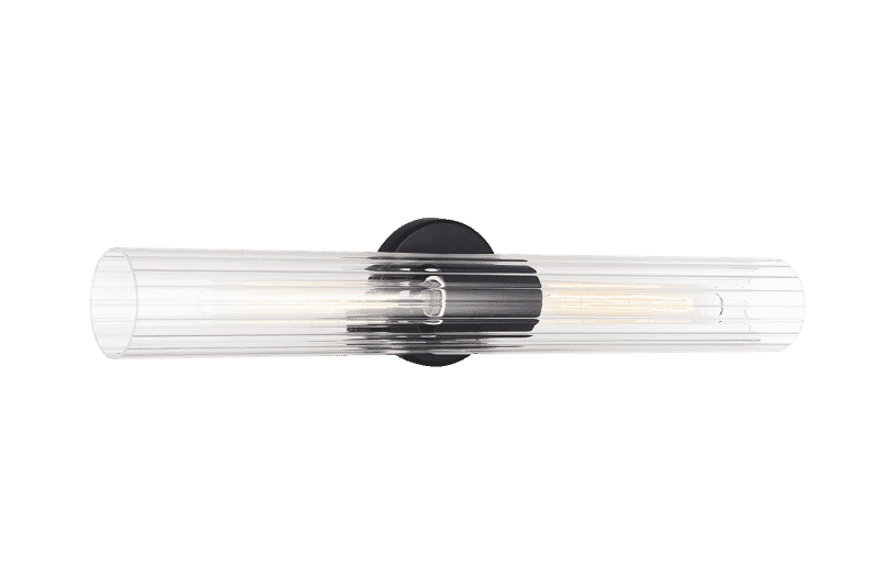 Matteo Odette 2-Light Wall Sconce In Black