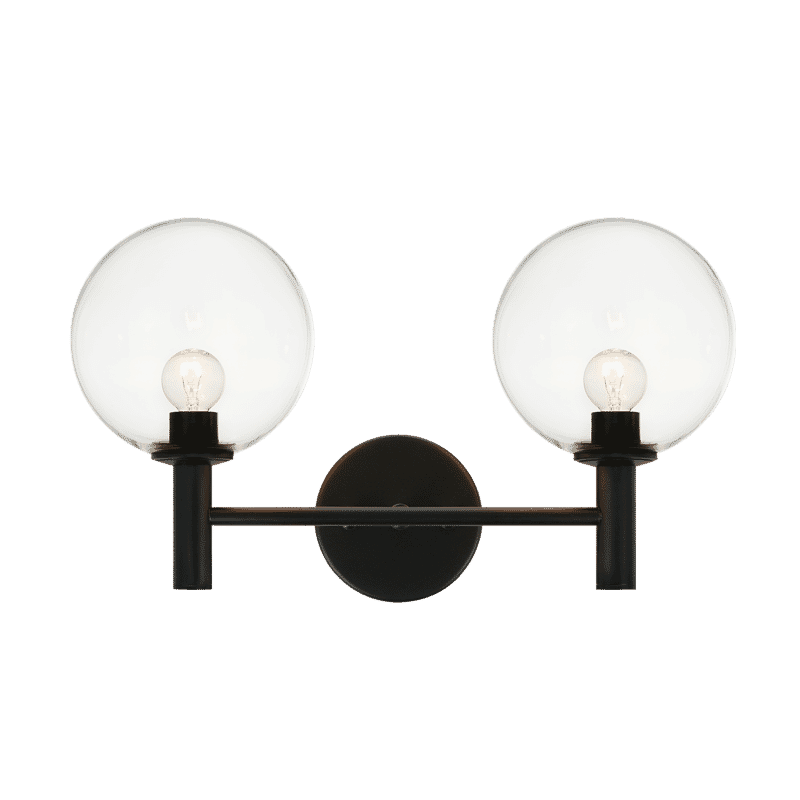 Black Two Light Wal…