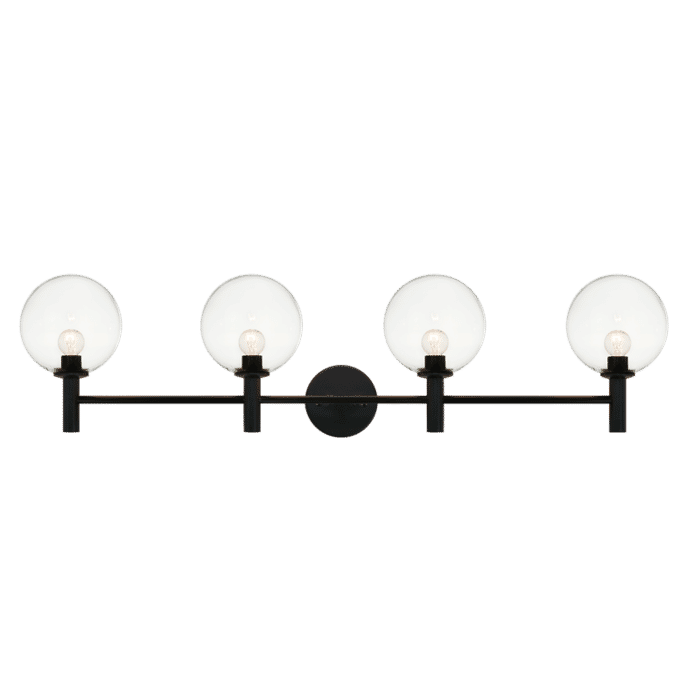 Matteo Cosmo 4-Light Wall Sconce In Black Matteo Cosmo 4-Light Wall Sconce In Black