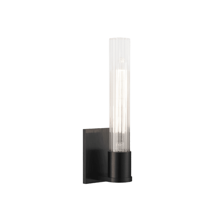 Matteo Lyndon 1-Light Wall Sconce In Oxidized Black Matteo Lyndon 1-Light Wall Sconce In Oxidized Black