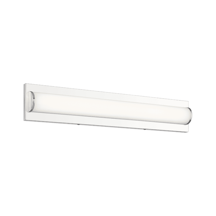 Matteo Psyra 1-Light Bathroom Vanity Light In Chrome Matteo Psyra 1-Light Bathroom Vanity Light In Chrome