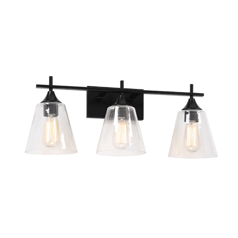 Matteo Hollis 3-Light Wall Sconce In Black