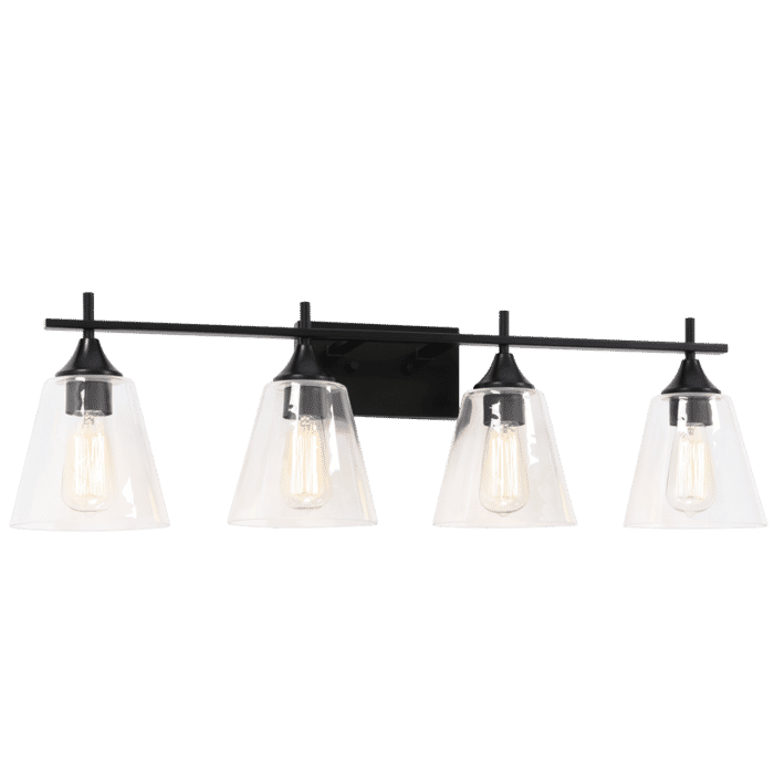 Matteo Hollis 4-Light Wall Sconce In Black Matteo Hollis 4-Light Wall Sconce In Black